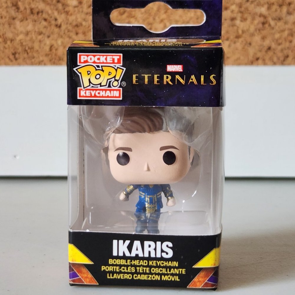 Funko Pocket Pop Ikaris Keychain Marvel Eternals Gift NWT